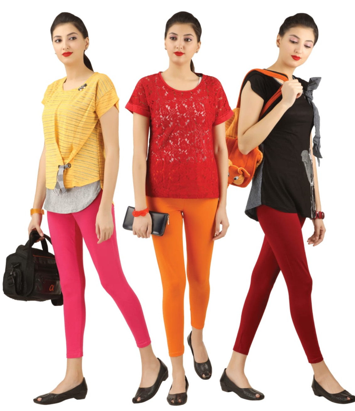 Buy New Darling Womens Crimson Color Leggings Online @ ₹399 from ShopClues-cheohanoi.vn